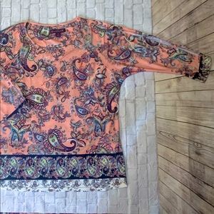 PAISLEY GLORIA VANDERBILT TOP